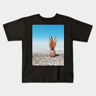 pineapple at the beach Kids T-Shirt